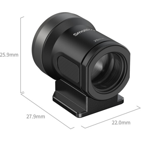 SmallRig 5873 - dodatkowy, zewnętrzny wizjer optyczny 28mm - wymiary